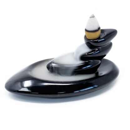 Back Flow Incense Burner - Small Pebbles X 1 - Image 2