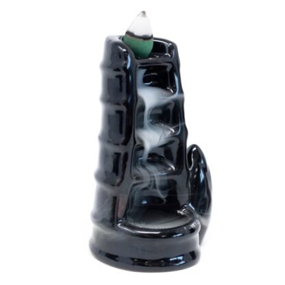 Back Flow Incense Burner - Split Bamboo Fountain X 1 - Image 2
