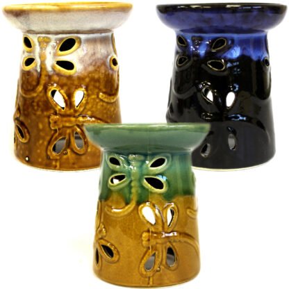 Classic Rustic Oil Burner - Dragonfly (assorted) X 1