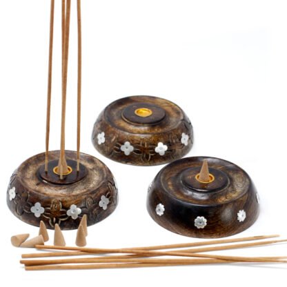 Cone & Stick Burner- Asst Design - Mango Wood X 1 - Image 3