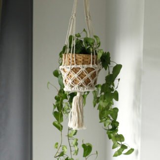 Macrame Pot Holder - Double Holder X 1
