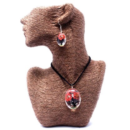 Pressed Flowers - Tree of Life set - Coral X 1 - Image 2