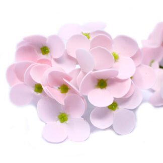 Craft Soap Flowers - Hyacinth Bean - Pink X 10
