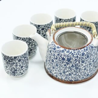Herbal Teapot Set - Blue Pattern X 1