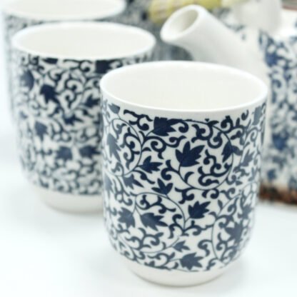 Herbal Teapot Set - Blue Pattern X 1 - Image 2