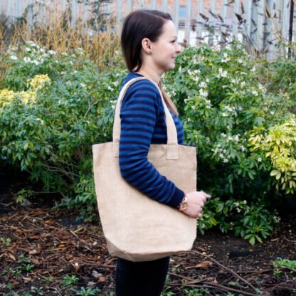 Eco Jute Bag - Blank Design X 1 - Image 3