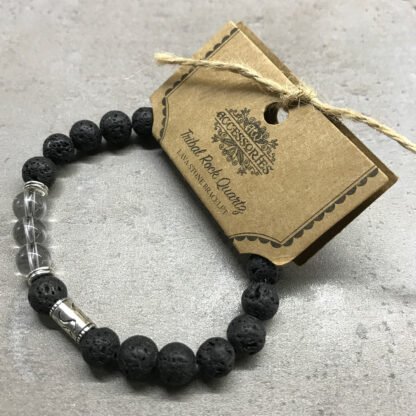 Lava Stone Bracelet - Buddha Chakra X 1 - Image 4