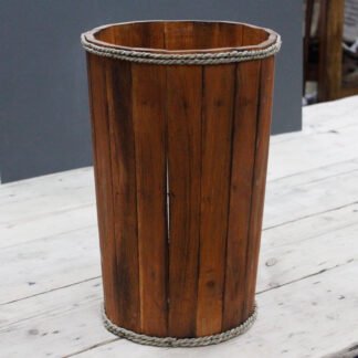 Lrg Nautical Display Tub - Brown 45x32cm X 1