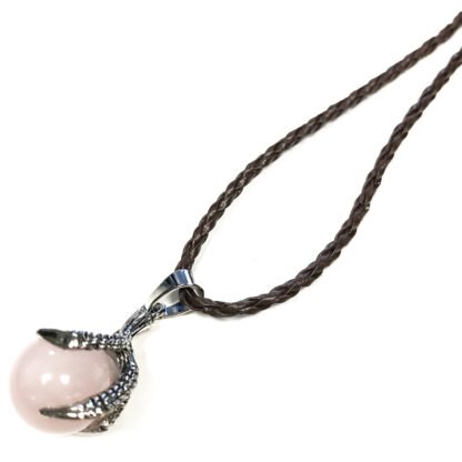 Small Dragon Claw Pendant - Rose Quartz X 1