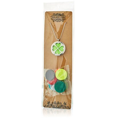 Aromatherapy Diffuser Necklace - Leaf 30mm X 1 - Image 3
