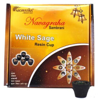 Box of 12 Resin Cups - White Sage X 1