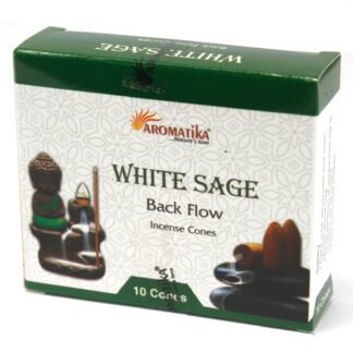 Aromatica Backflow Incense Cones - White Sage X 1
