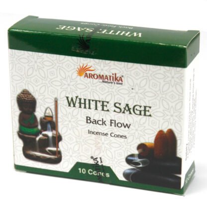 Aromatica Backflow Incense Cones - White Sage X 1