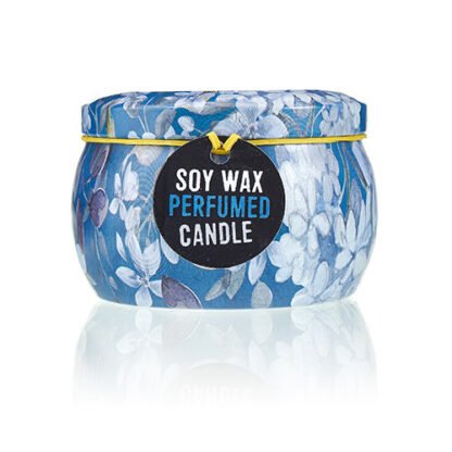 Art Tin Candle - Assorted Design - Romantic Garden - Tea & Rose X 1 - Image 2