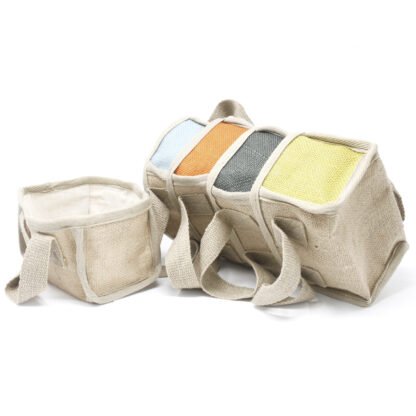 Mini Shopping Basket - 16x10x12cm - Turmeric X 1 - Image 3