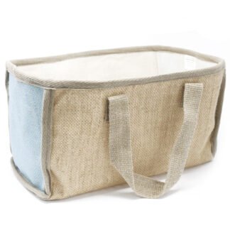 Lrg Shopping Basket - 33x18x20cm - Teal X 1