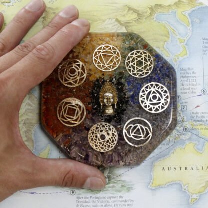 Orgonite Desk Power Packs - Hamsa with Sellonite - Med X 1 - Image 4