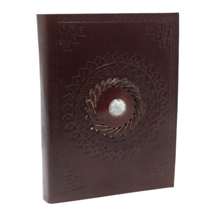Leather Moonstone Notebook (7x5'') X 1 - Image 2