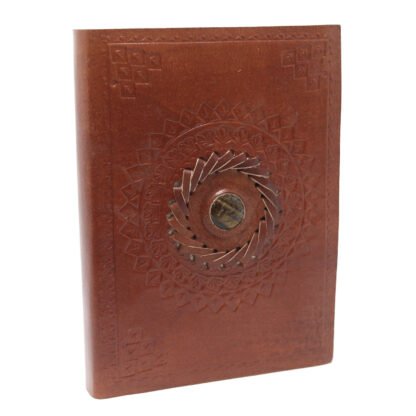Leather Tigereye Notebook (7x5'') X 1 - Image 2