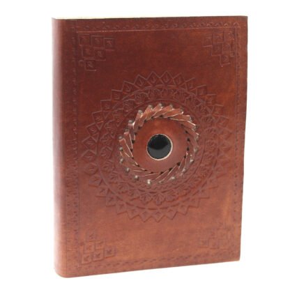 Leather Black Onyx Notebook (7x5'') X 1 - Image 2