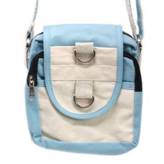 Natural Travel Bag - Teal X 1