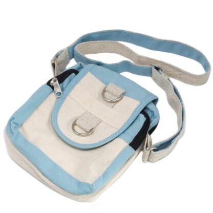 Natural Travel Bag - Teal X 1 - Image 2