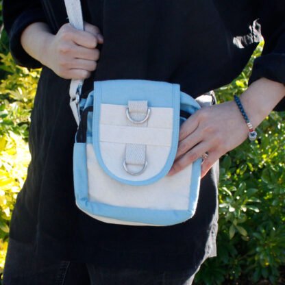 Natural Travel Bag - Teal X 1 - Image 3