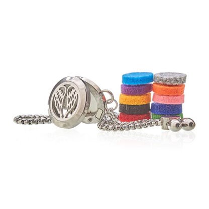 Aromatherapy Jewellery Chain Bracelet - Angel Wings - 20mm X 1 - Image 3