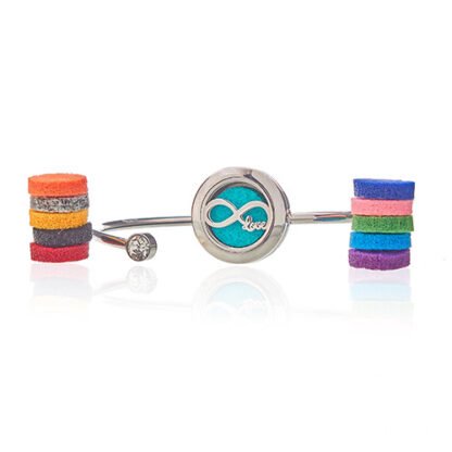 Aromatherapy Jewellery Crystal Bracelet - Infinite Love - 20mm X 1 - Image 3