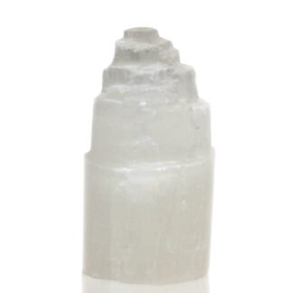 Natural Selenite Tower Lamp - 15 cm X 1