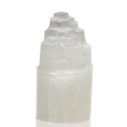 Natural Selenite Tower Lamp - 15 cm X 1