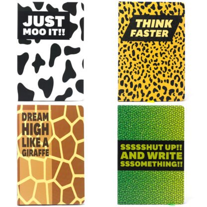 Cool A5 Notebook - Assorted Designs - Animal Encouragement X 1