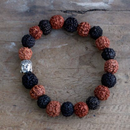 Rudraksha Buddah Bangle Mala - Mix X 1 - Image 3