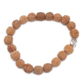 Rudraksha Buddah Bangle Mala - Natural X 1