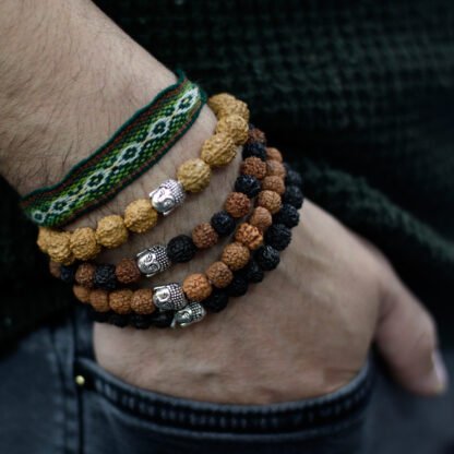 Assorted Rudraksha Buddah Bangles X 1 - Image 3