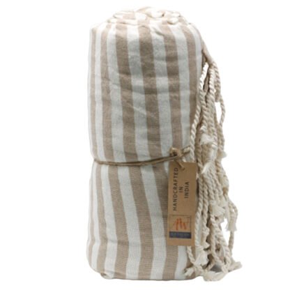 Cotton Pario Towel - 100x180 cm - Warm Sand X 1