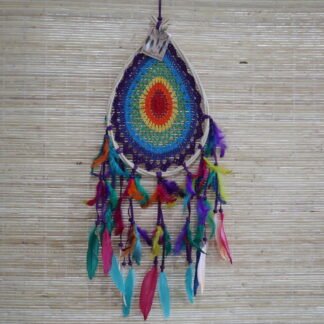 Bali Dream Catchers - Med Multi Teardrop X 1