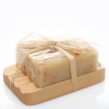 Hemu Wood Soap Dish - Corrugated X 1 - Image 3