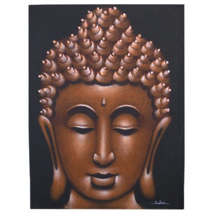 Buddha Painting - Copper Sand Finish X 1
