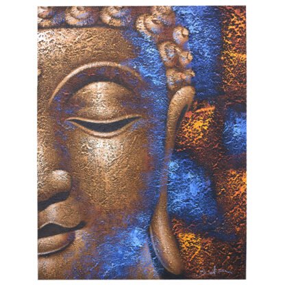 Buddha Painting - Copper Face X 1