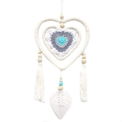 Dream Catcher - Medium Blue Heart in Heart X 1