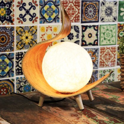 Natural Coconut Lamp - Chocolate Twist X 1 - Image 2
