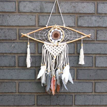 Protection Dream Catcher - Sm Macrame Evil Eye X 1 - Image 4