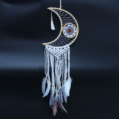 Protection Dream Catcher - Macrame Moon X 1 - Image 2