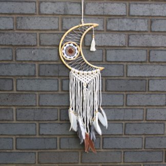 Protection Dream Catcher - Macrame Moon X 1