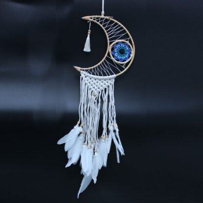Protection Dream Catcher - Macrame Moon X 1 - Image 3