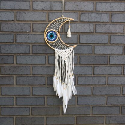 Protection Dream Catcher - Macrame Moon X 1 - Image 4