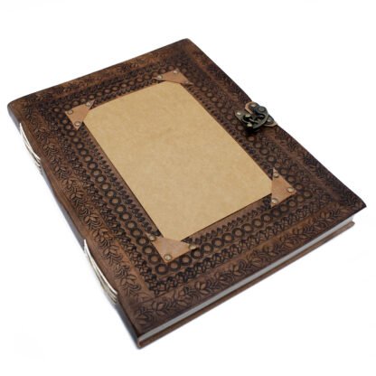 Huge Customisable Visitor Leather Book 10x13 (200 pages) X 1 - Image 2