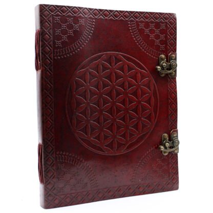 Huge Flower of Life Leather Book 10x13 (200 pages) X 1