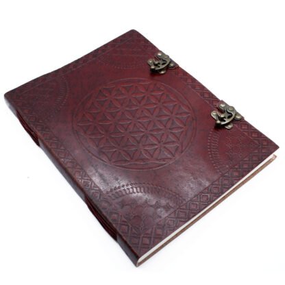 Huge Flower of Life Leather Book 10x13 (200 pages) X 1 - Image 2